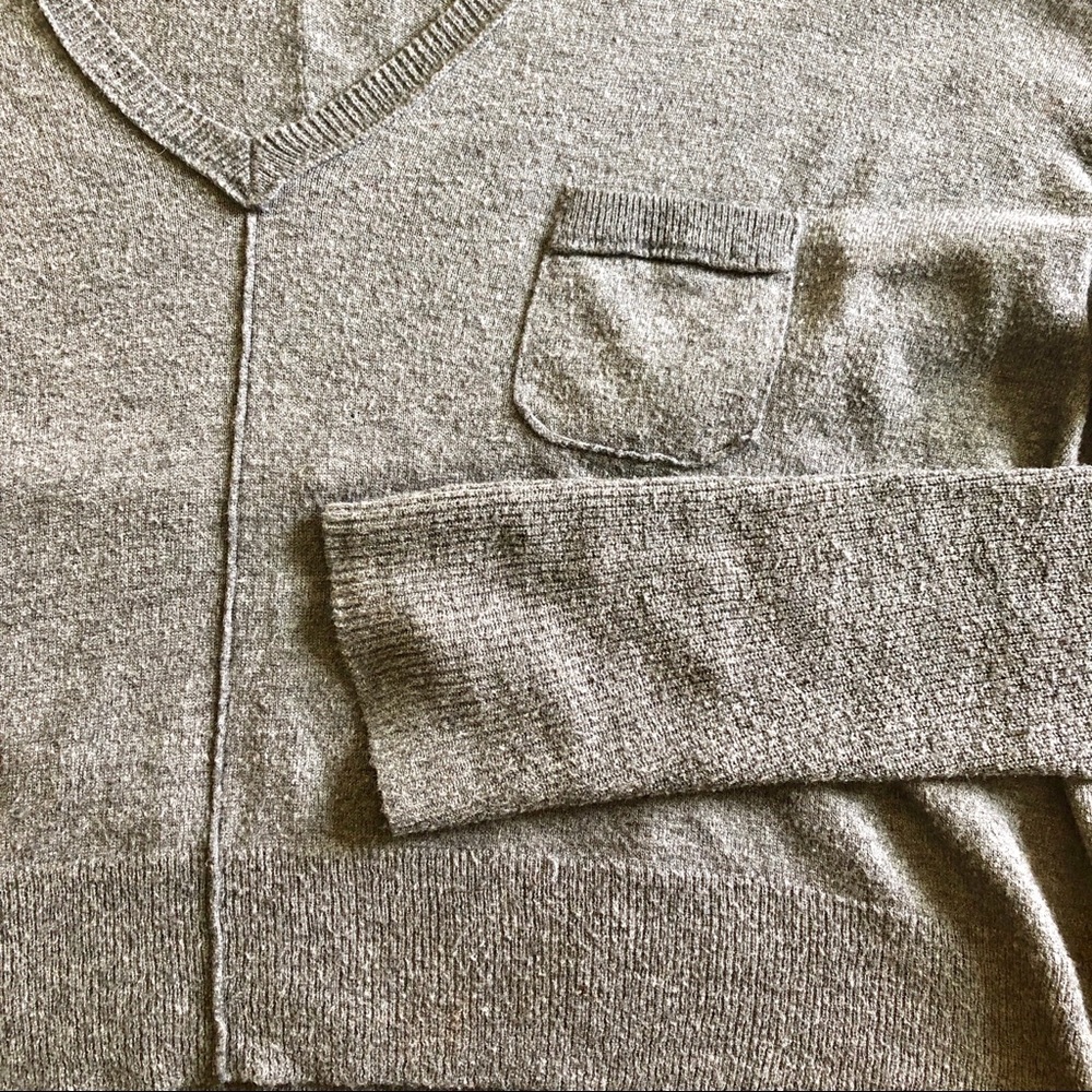 Charcoal gray knit sweater - Picture 3 of 4